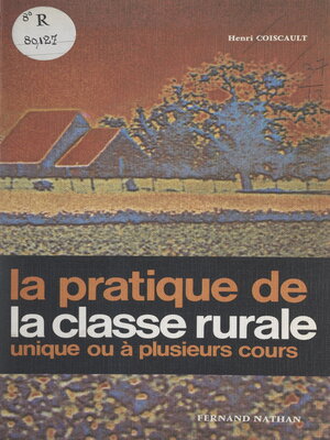 cover image of La pratique de la classe rurale